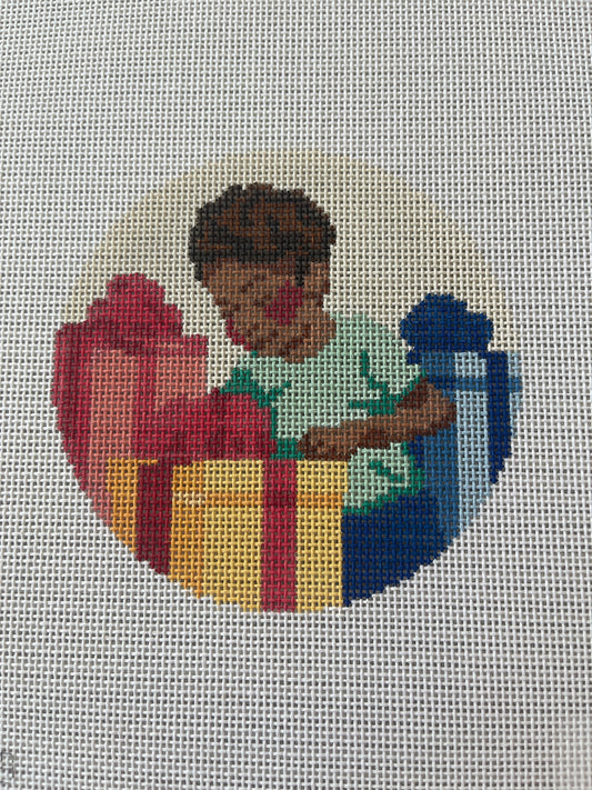 Black Heritage Collection Boy with Presents C-SBS229