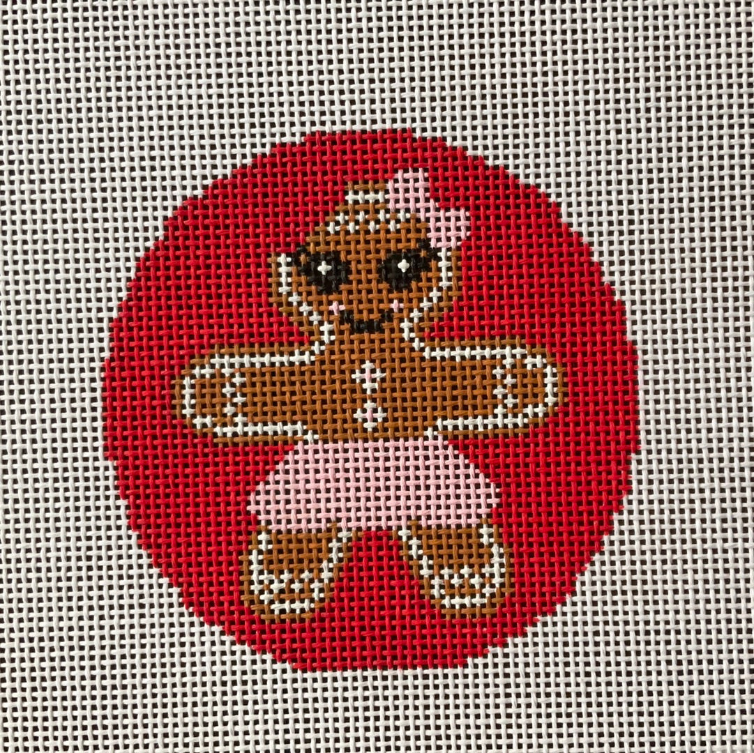 Gingerbread Girl on Red C-MHBCHR117