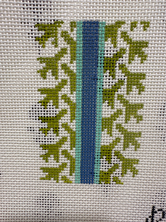 Basic Stripe Luggage Tag Insert C-RBBSGR