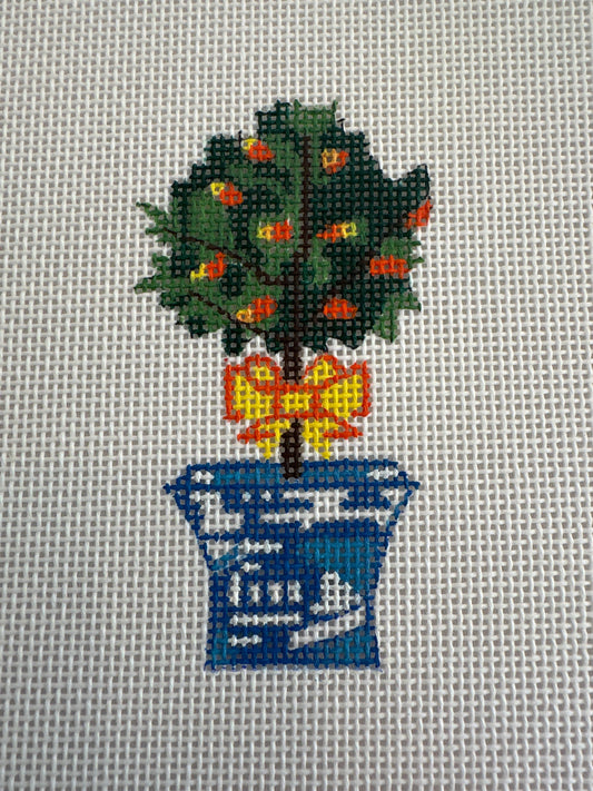 Topiary with Yellow Bow C-TCDSB978