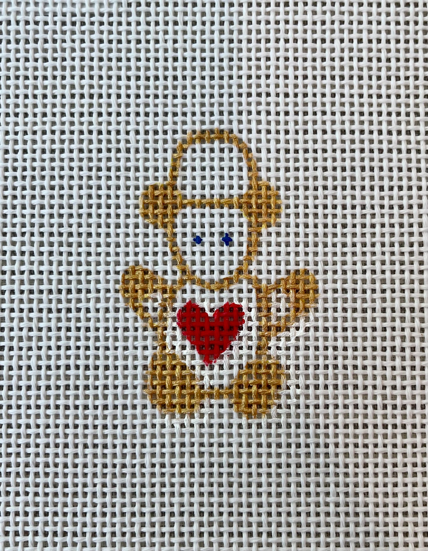 Gold Teddy Bear Bag Tag C-ML50
