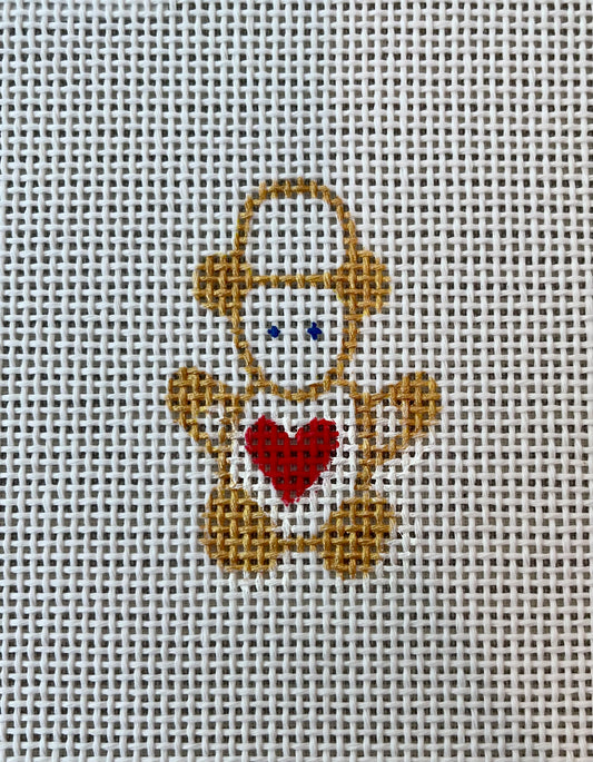 Gold Teddy Bear Bag Tag C-ML50