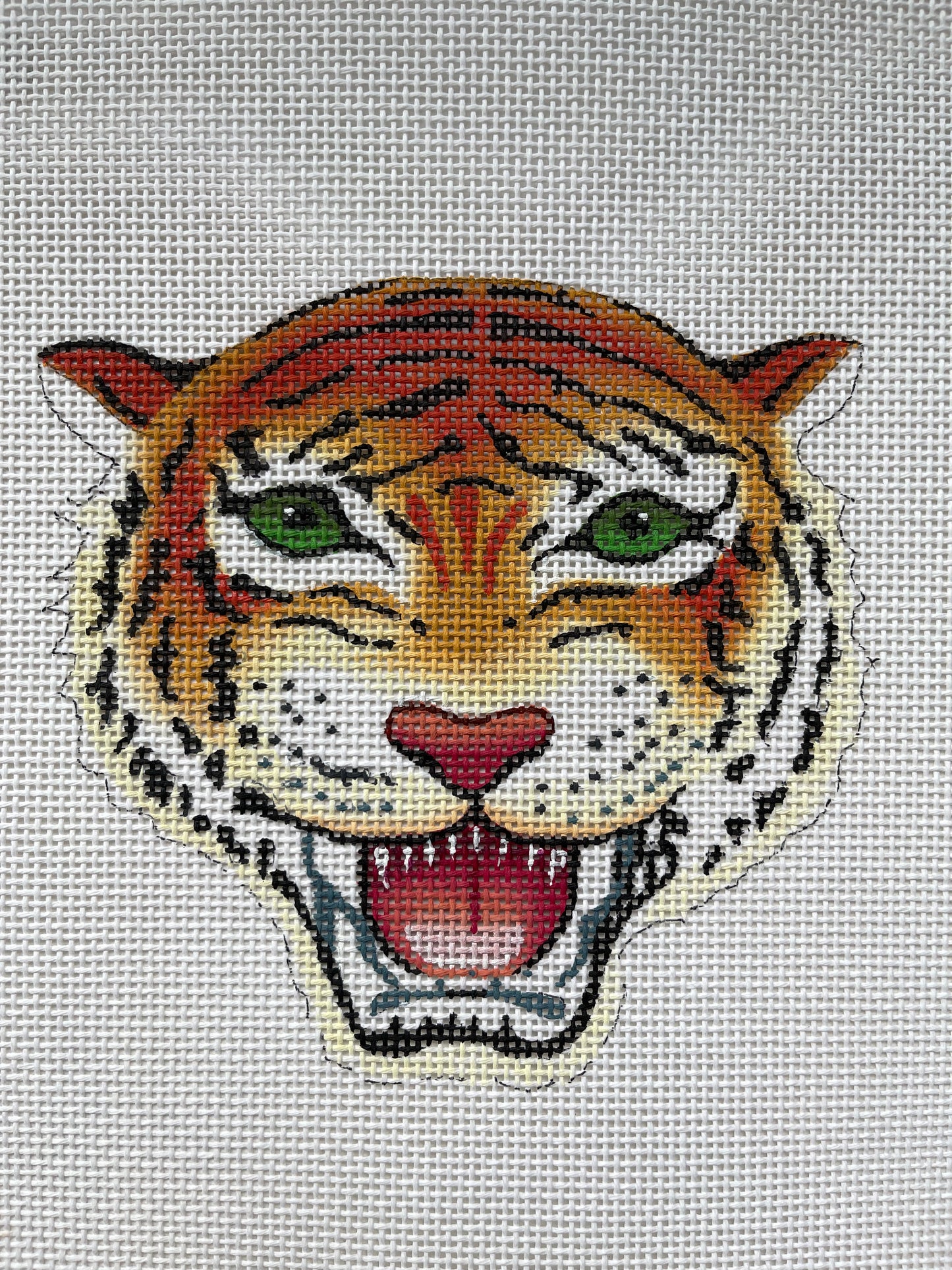 Tiger Head on 13 Mesh C-COPAN454