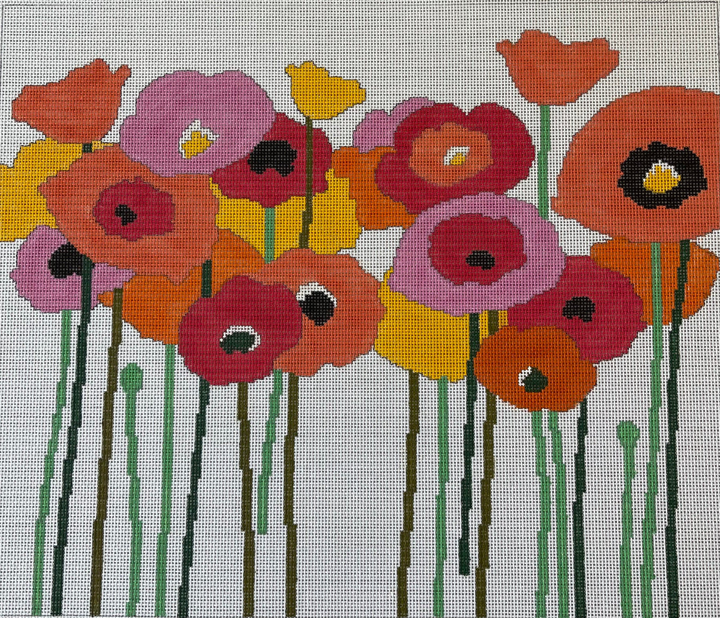 Poppies Pink and Orange (18m) C-ASIT040