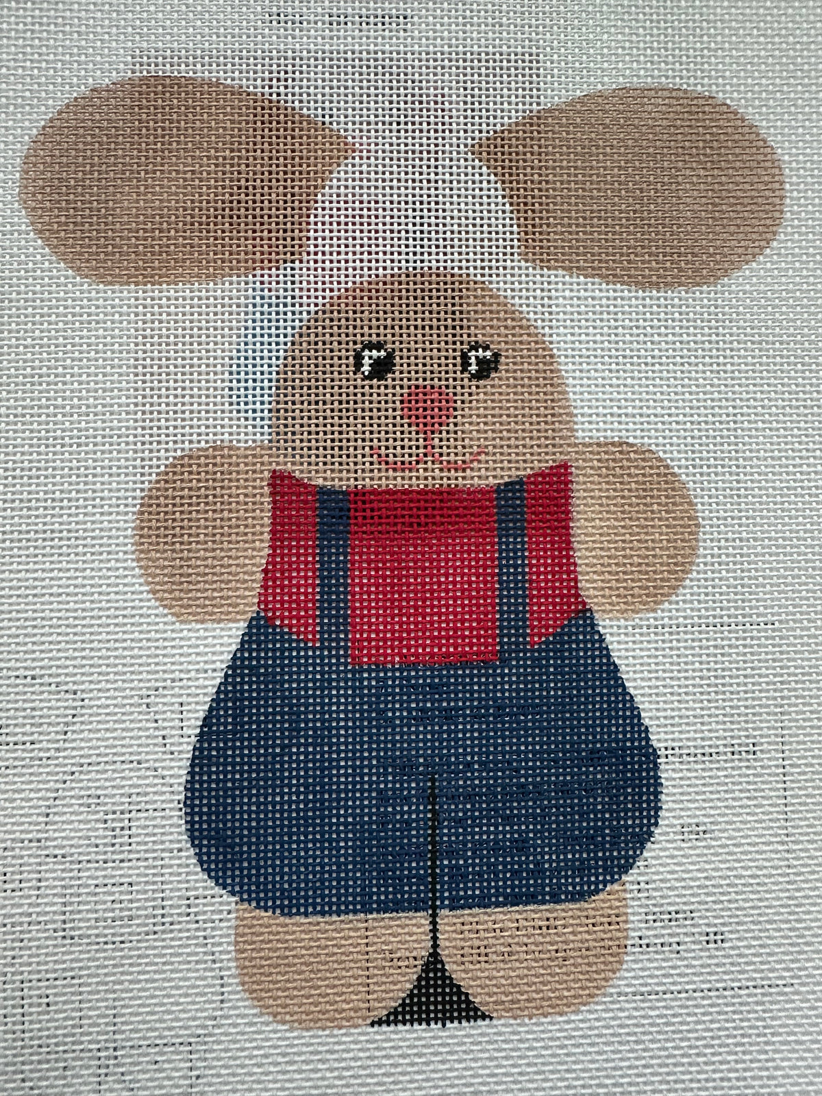 3D Bunny w/ overalls with stitch guide C-RSC1
