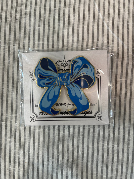 Blue Bow Needle Minder A-AD blue bow