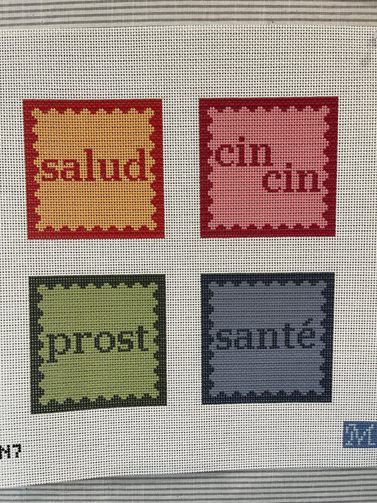 Cheers Coasters Multi colored C-MN7