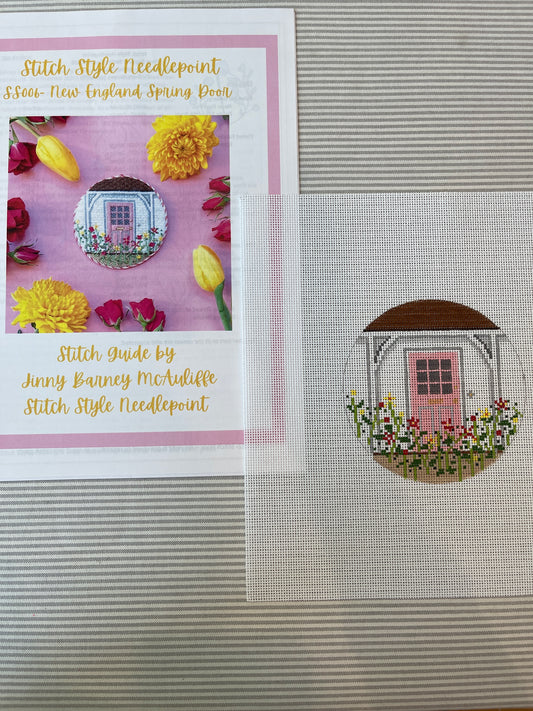 New England Spring Door with Stitch Guide C-SS006