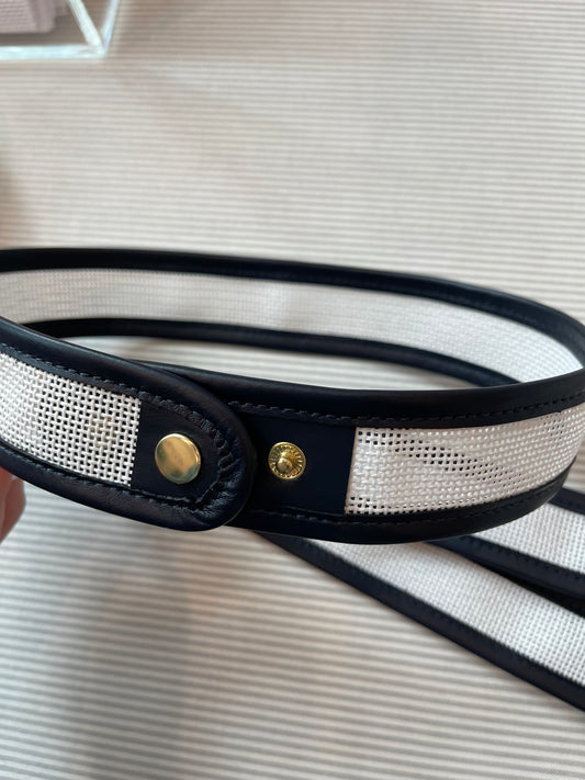 Self-finishing Blue Canary Co. Hatband Navy A-BCHBN