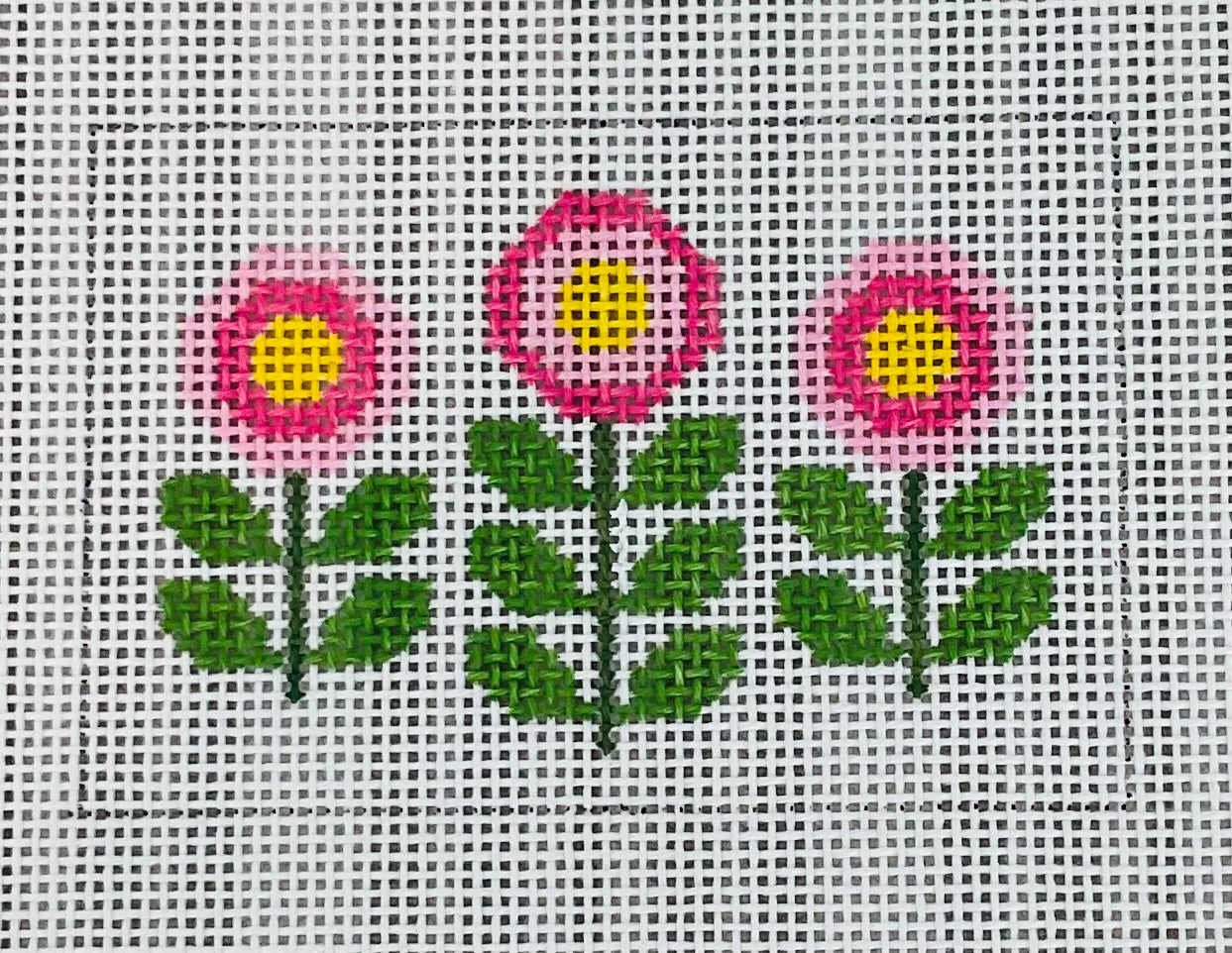 Three Blooms Pink Luggage Tag C-PSIN20