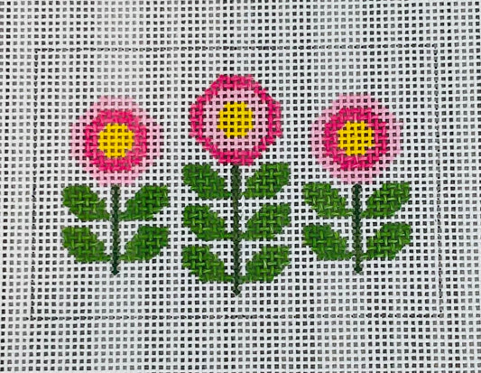 Three Blooms Pink Luggage Tag C-PSIN20