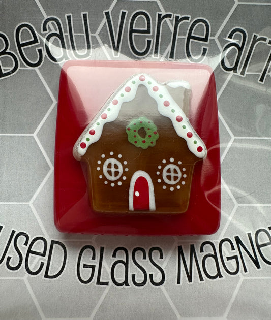 Gingerbread House Beau Verre Needle Minder A-BVNMGBH