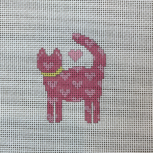 Pink Cat with Hearts C-NDLPTHIE8