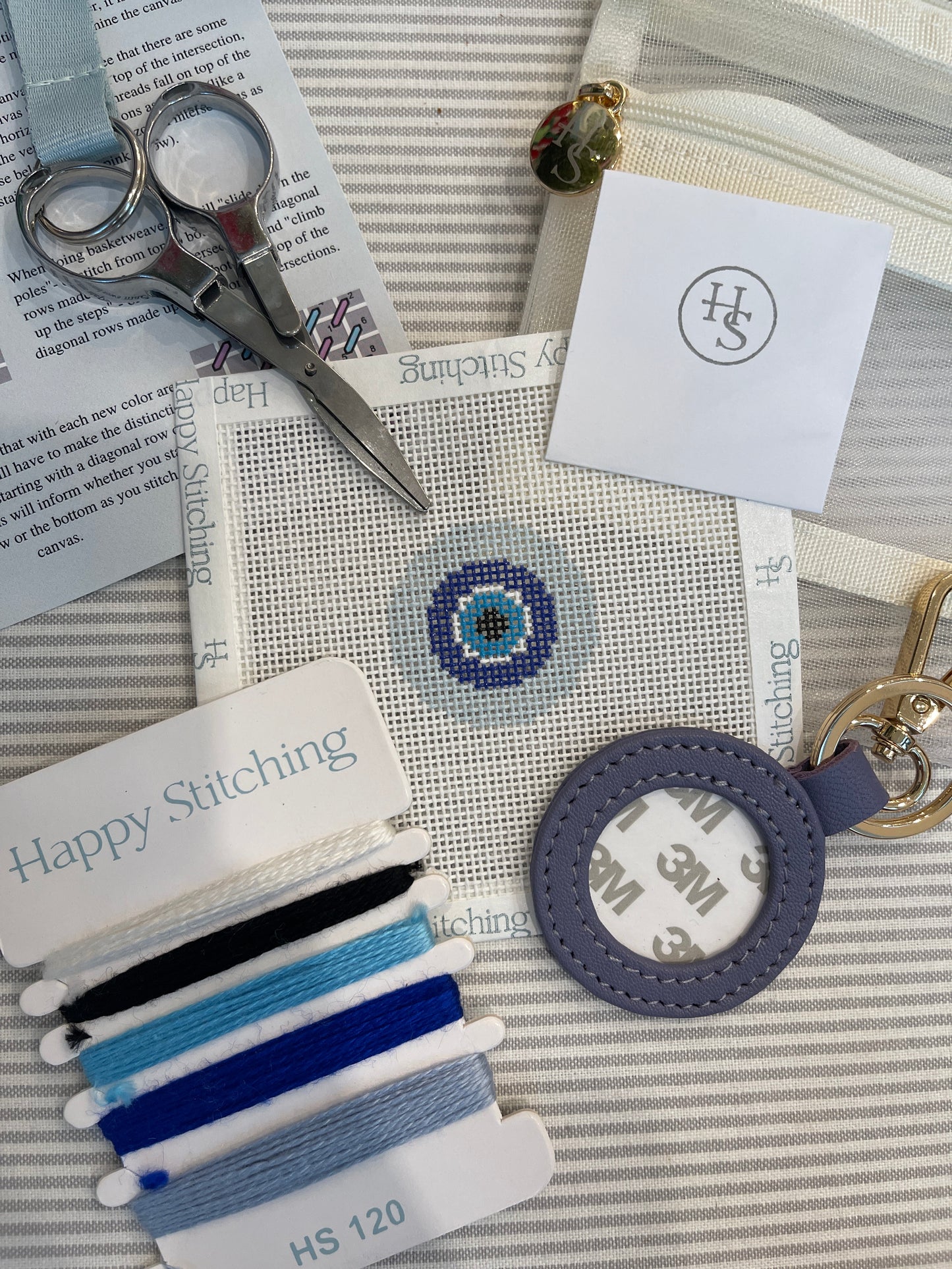 Evil Eye Kit by Happy Stitches C-HS120