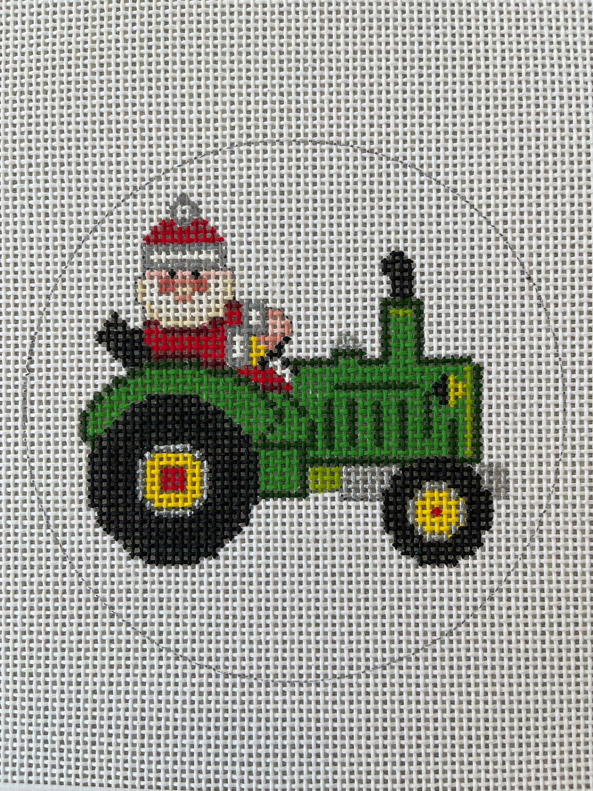 Santa on Tractor TS-XO172K