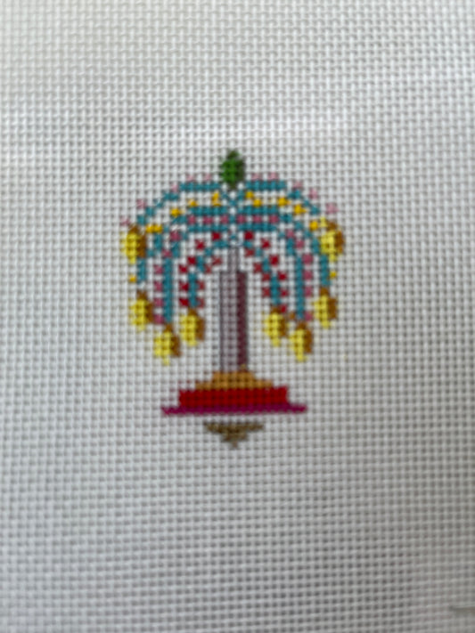 Mini Tree Bag Tag Canvas C-COP442