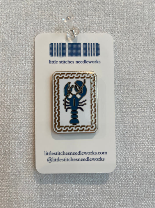 Blue Lobster Needle Minder A-LSNlobster2