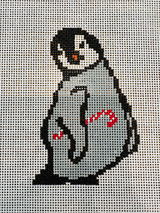 Penguin with candy cane C-MK404