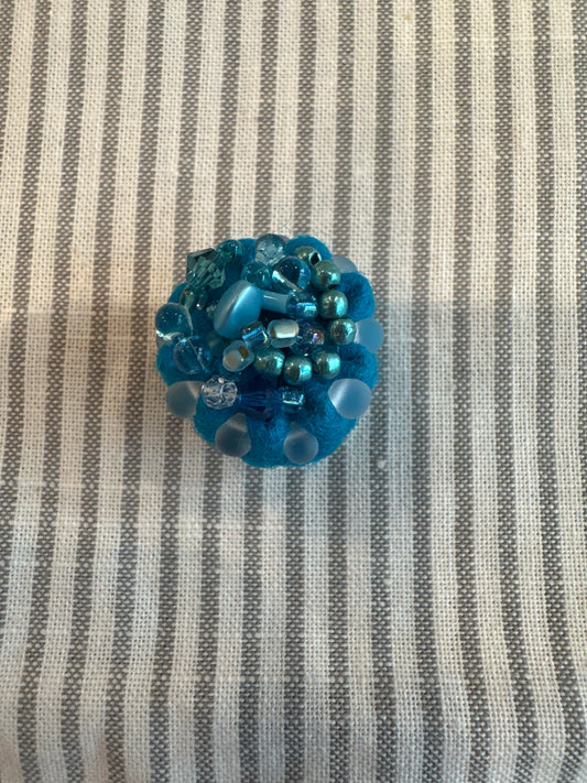Merry L Turquoise Small Felt Needle Minder A-MLNM turquoise