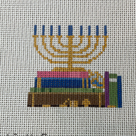 Menorah with Books C-GWCHS