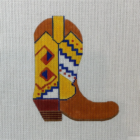 Cowgirl Boot with Southwestern Pattern C-KDCB08R
