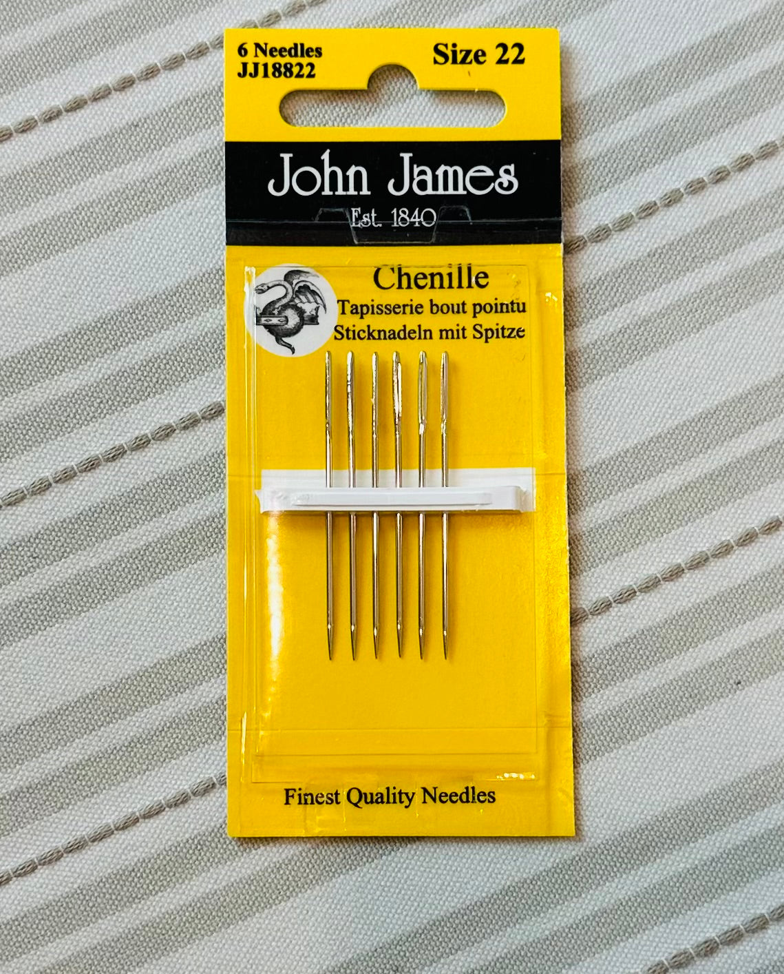 Chenille Ribbon Needles #22 A-CNJ18822
