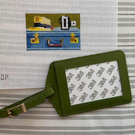 Luggage Tag SF-PELT Olive Green