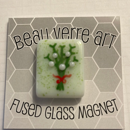 Glass Needle Minder Mistletoe A-BVDMST