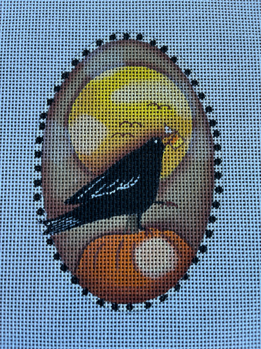 Crow on Pumpkin C-PPDLAH008