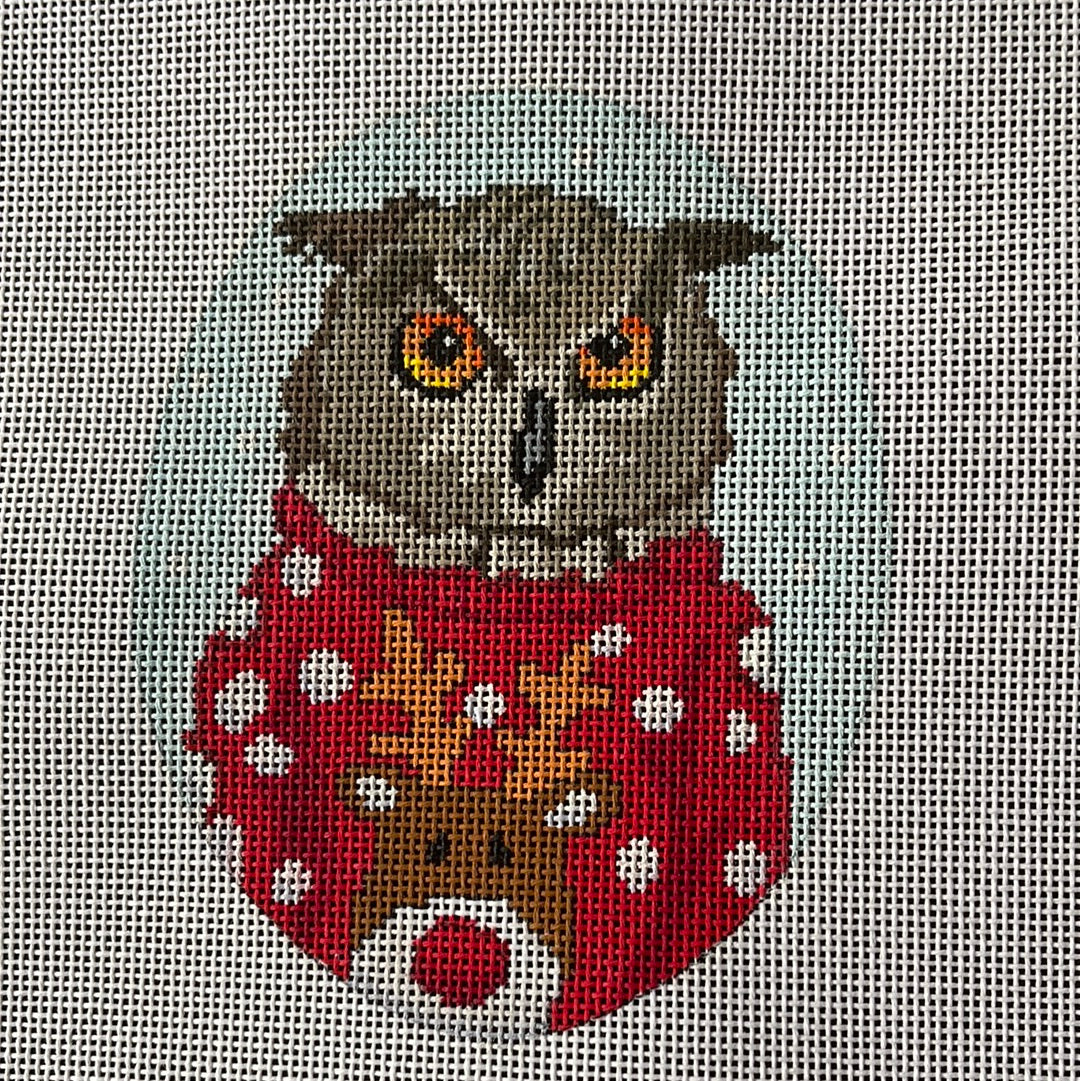 Owl in Reindeer Sweater C-SCXO74