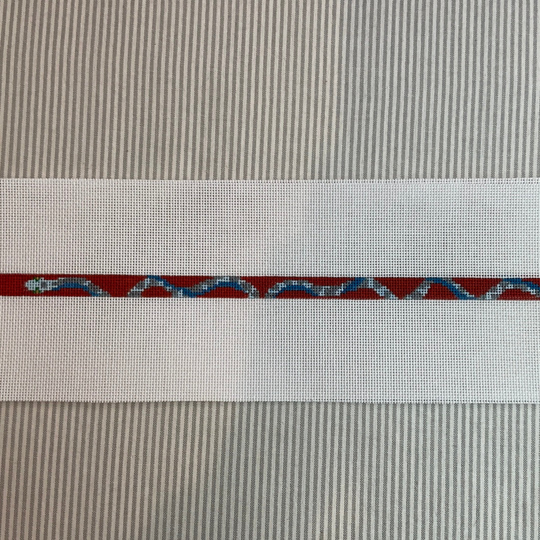 Snake Wrap Bracelet in Red and Blue C-AF188