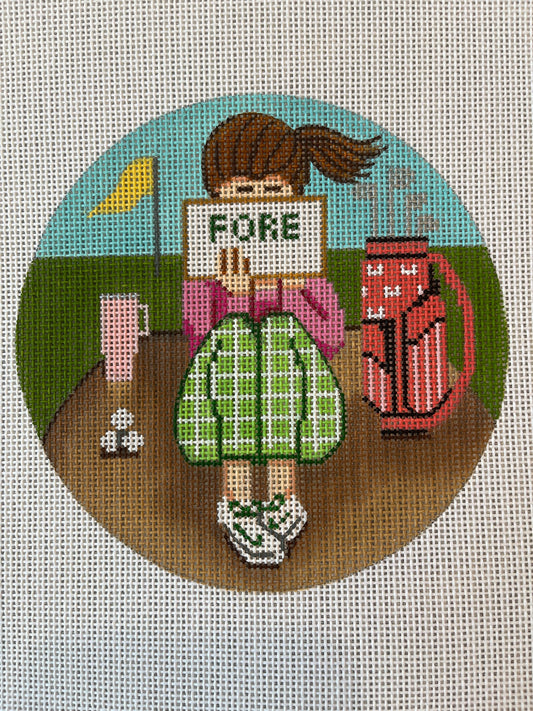 Golf Girl Stitching C-GEGS203