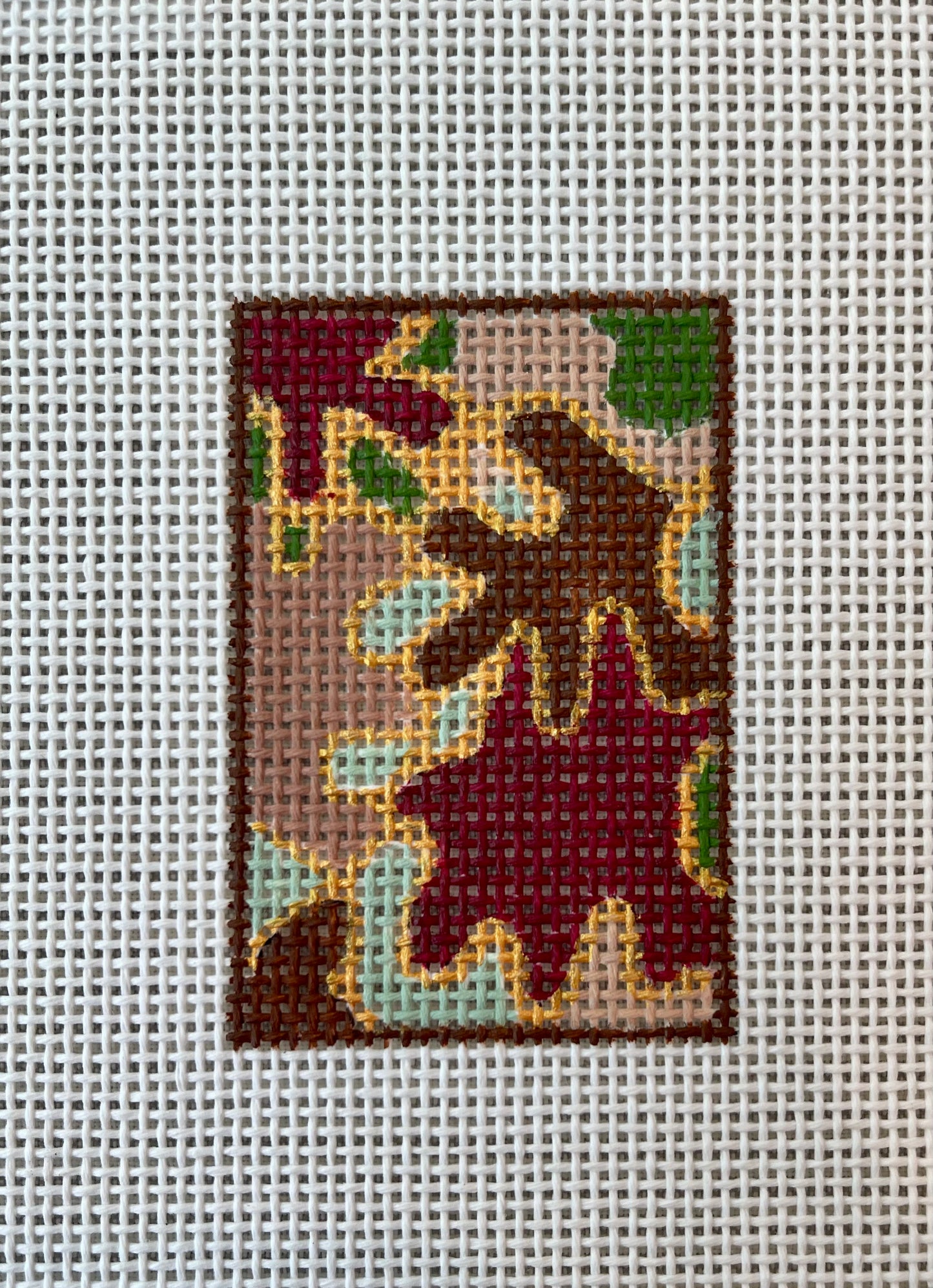 Luggage Tag Fall Leaves C-ML37