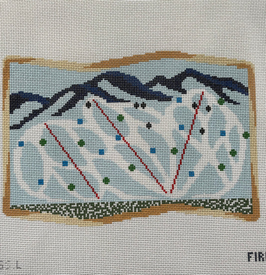 Ski Trail Map Large C-FI065SL