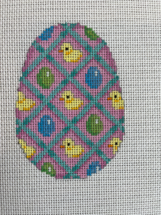 Chicks on Lavender Egg C-EG335