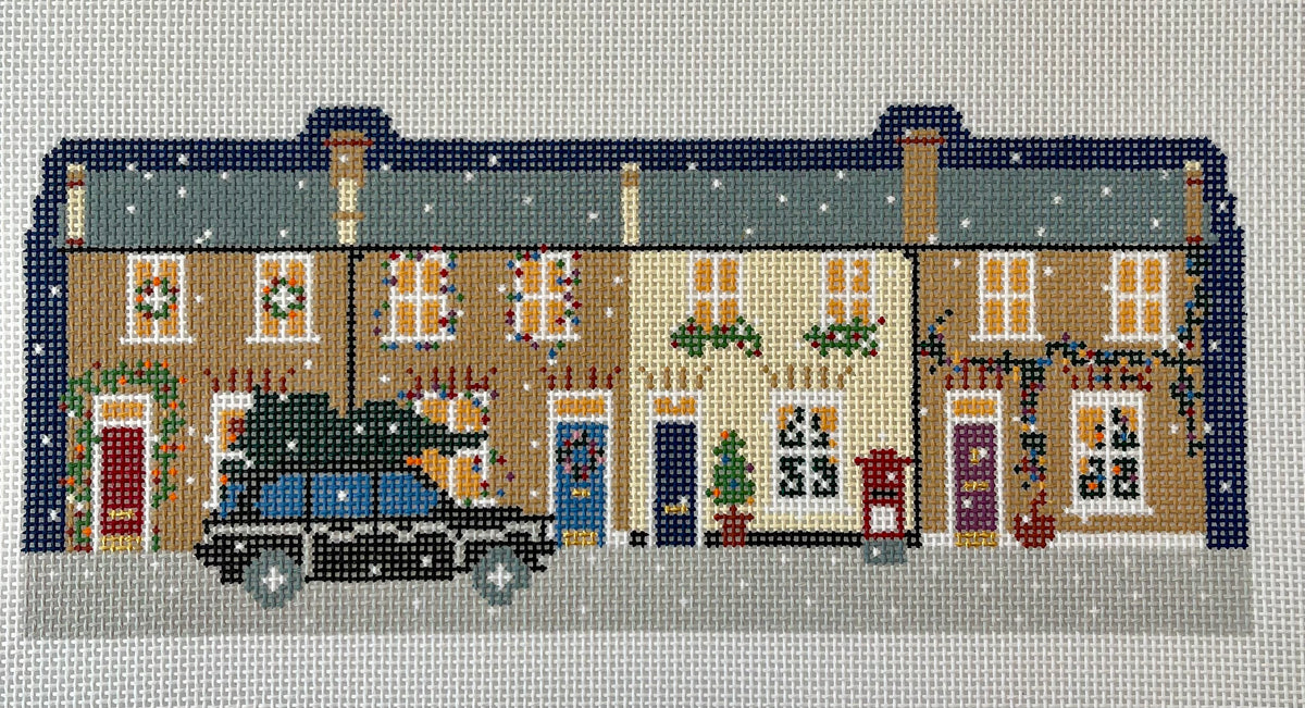 Complete Set of Christmas in London Village by Frances Abel