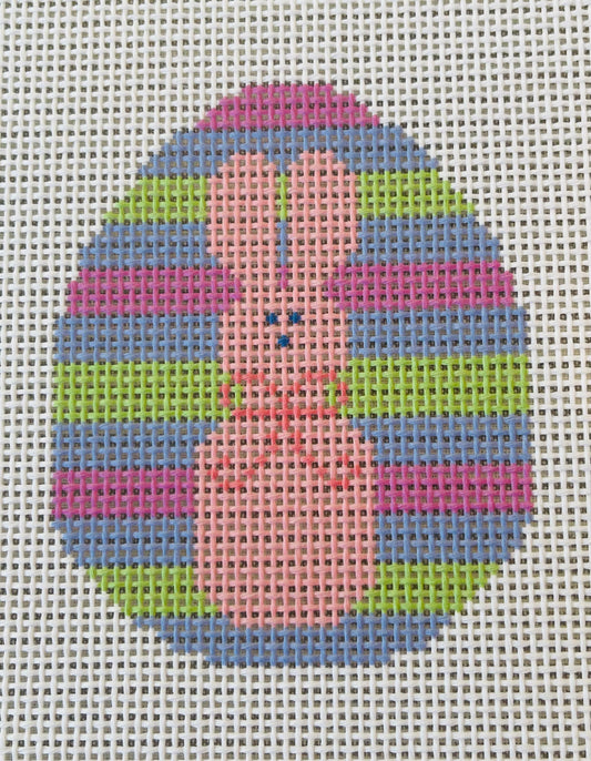 Stripes Bunny Egg C-ND187