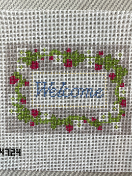 Welcome Sign with Strawberries C-KCD4724