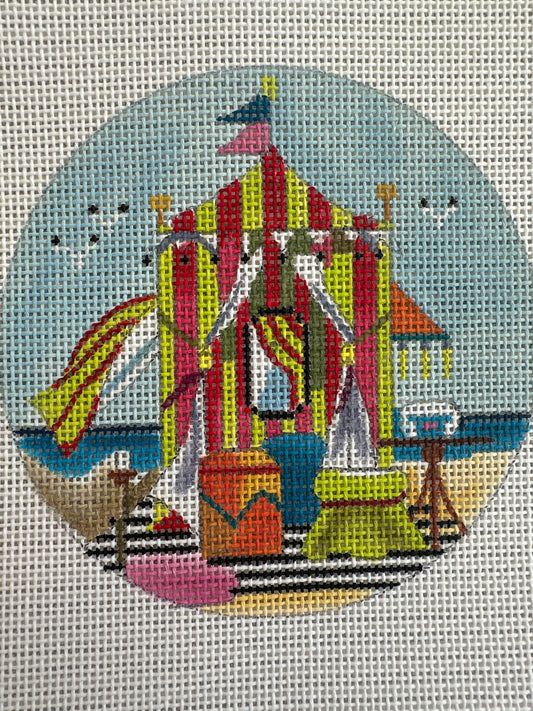 Beach Cabana Round C-COPIN539