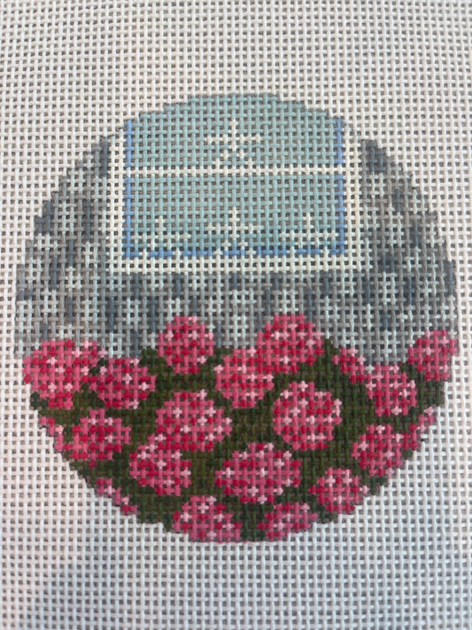 Shingles and Stars Round Pink C-MS74P