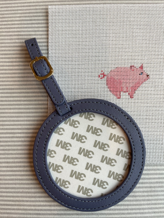 Lavender Circle Luggage Tag A-TTRLTlav