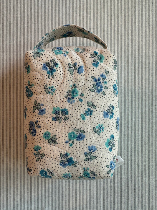 Frame Weight in Blue floral on dots Liberty Fabric A-MLfwba