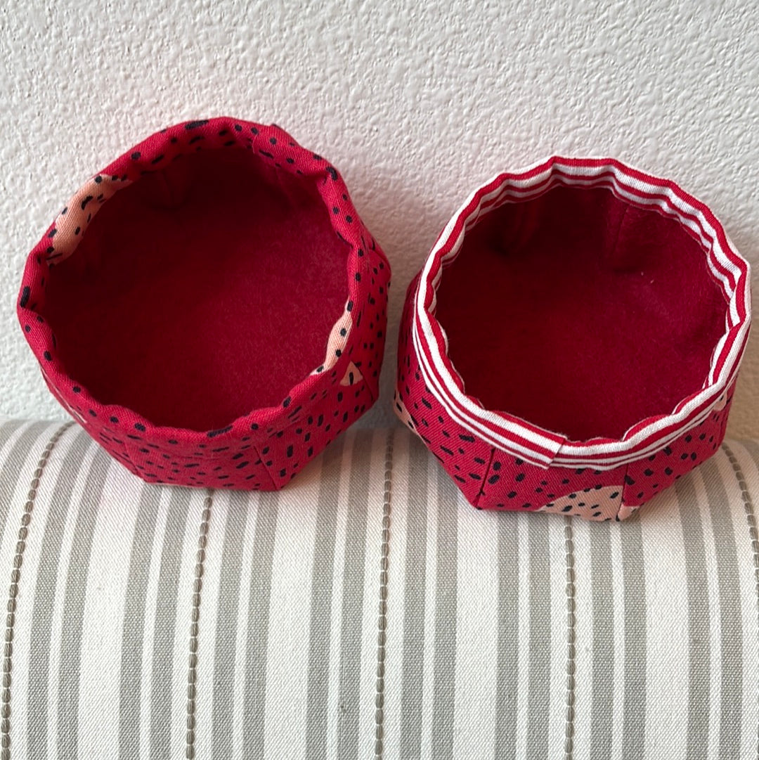 Mini Felt and Fabric ORT Catcher in Red  A-KRred