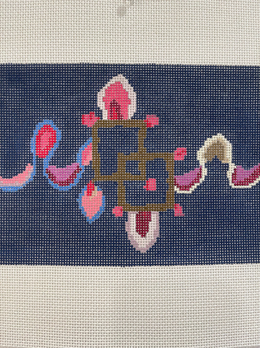 Rug Pattern on Navy C-TSC35