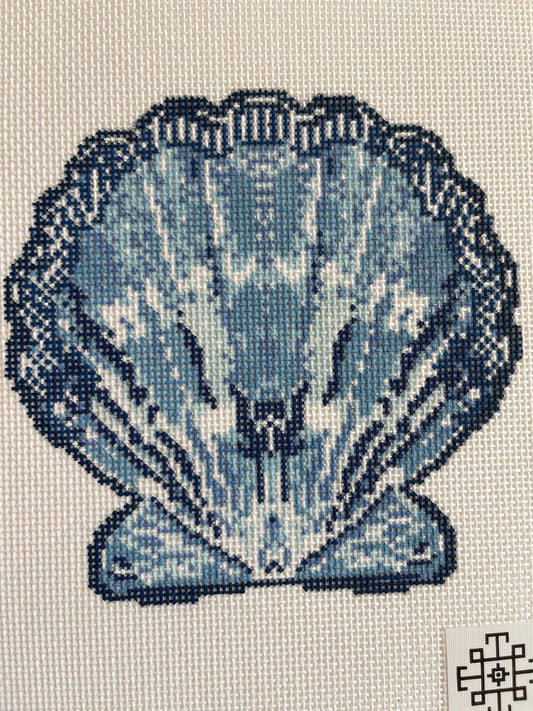 Scallop Ornament Blue (C-TA1041)