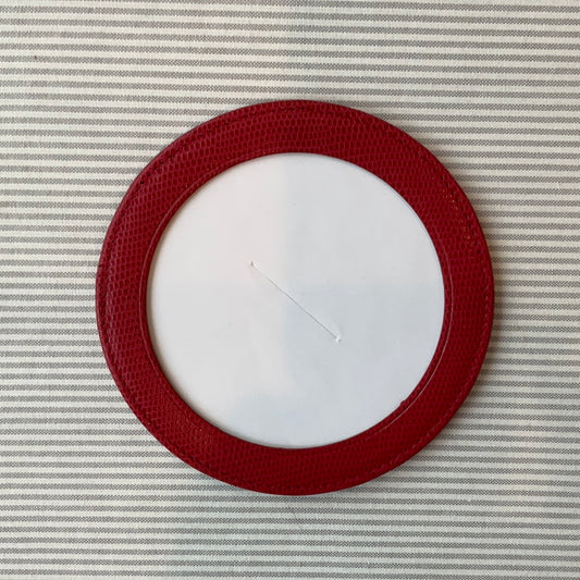 Magnetic Coaster with 4” Opening Red A-TCNcoaster4