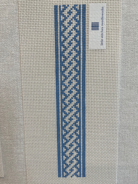 Sky Blue Nantucket Braid Key Fob C-LSNfob7