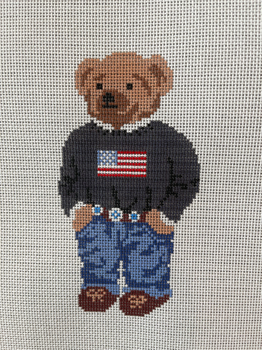 Bear with USA Sweater C-SD1