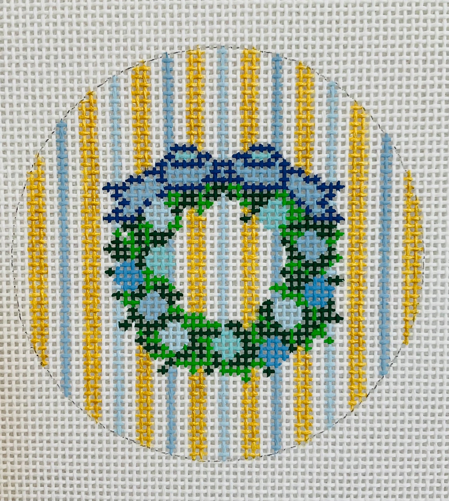 Christmas Wreath Blue C-KPCRS2