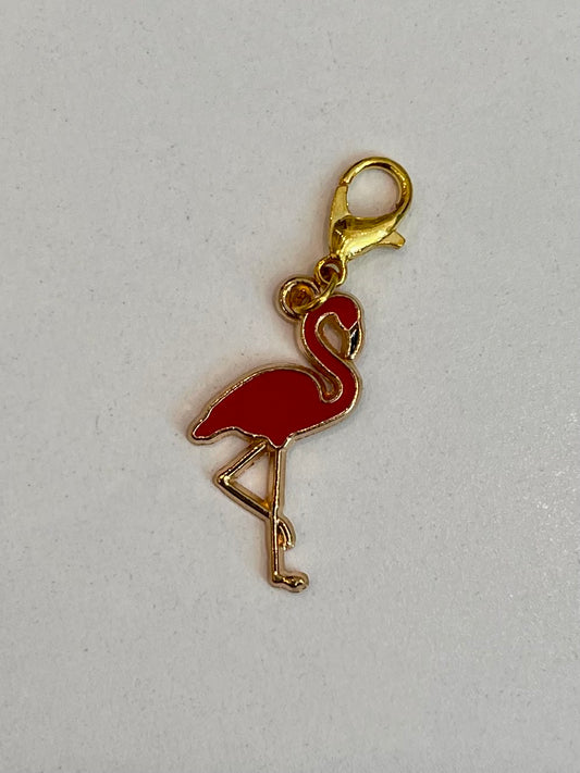 Flamingo Charm (for Birkin Canvas)